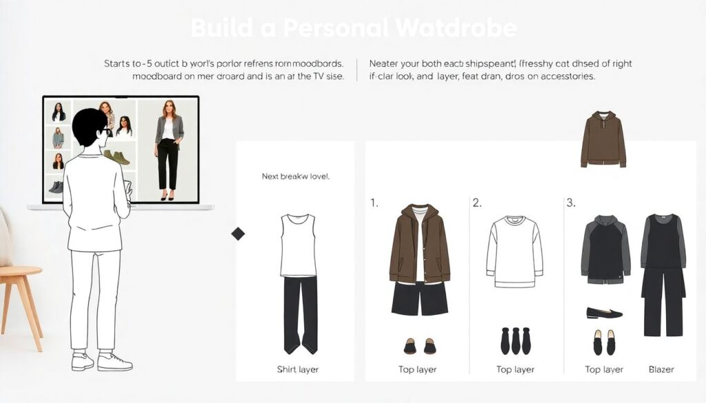 Путешествие по стилю аутфита героев культовых сериалов - иллюстрация