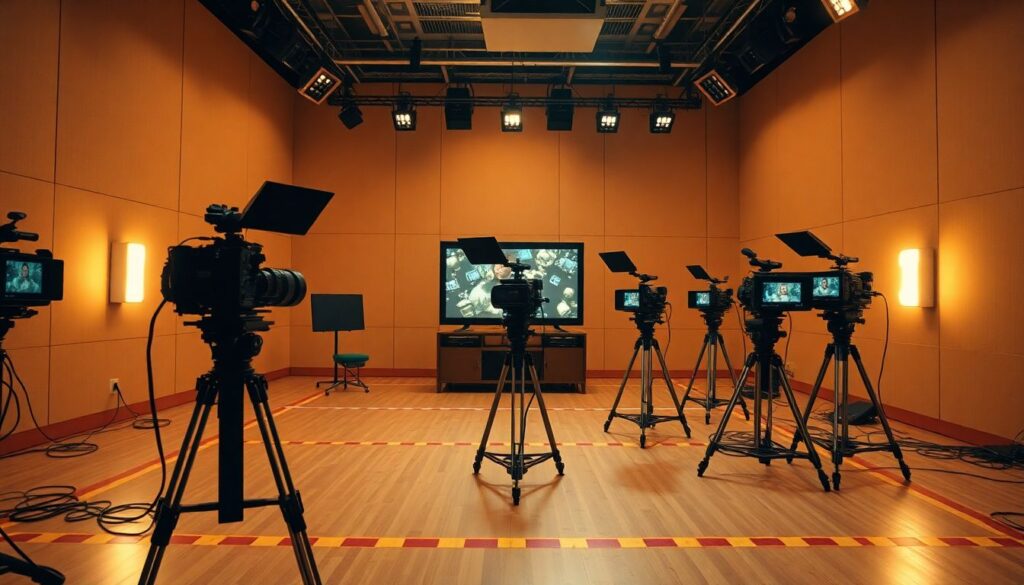 Как выглядят съемочные площадки в эпоху аналогового вещания - иллюстрация