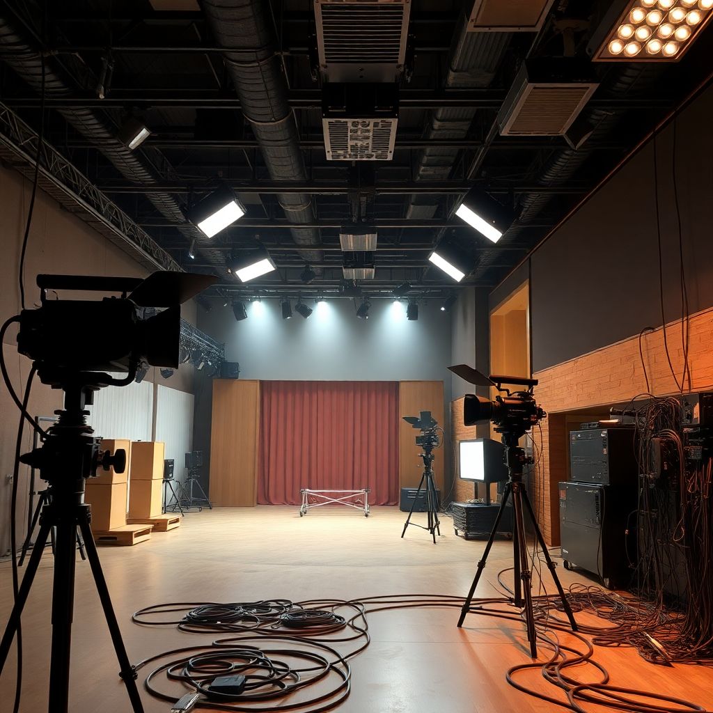 Съемочные площадки в эпоху аналогового вещания: как они выглядели