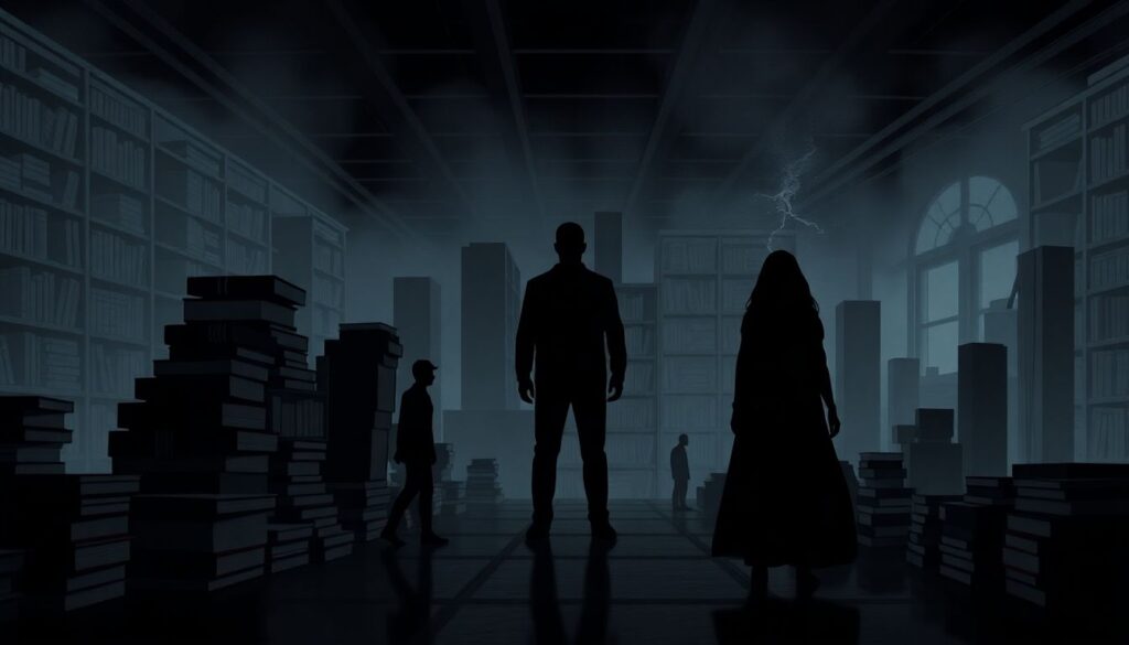 История подачи сюжета в антиутопиях прошлых лет - иллюстрация