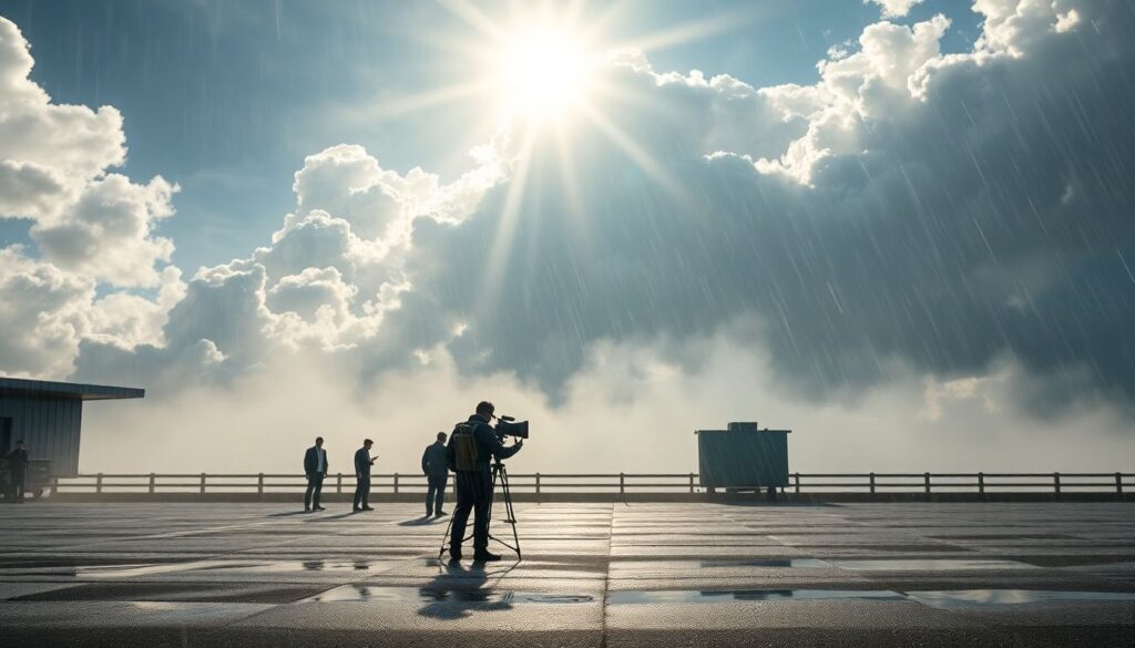 Климат и погода в кадрах великих серий - иллюстрация