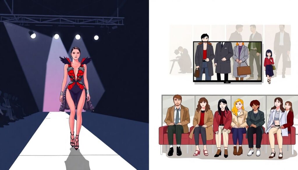 Оценка влияния культовых сериалов на моду и стиль - иллюстрация