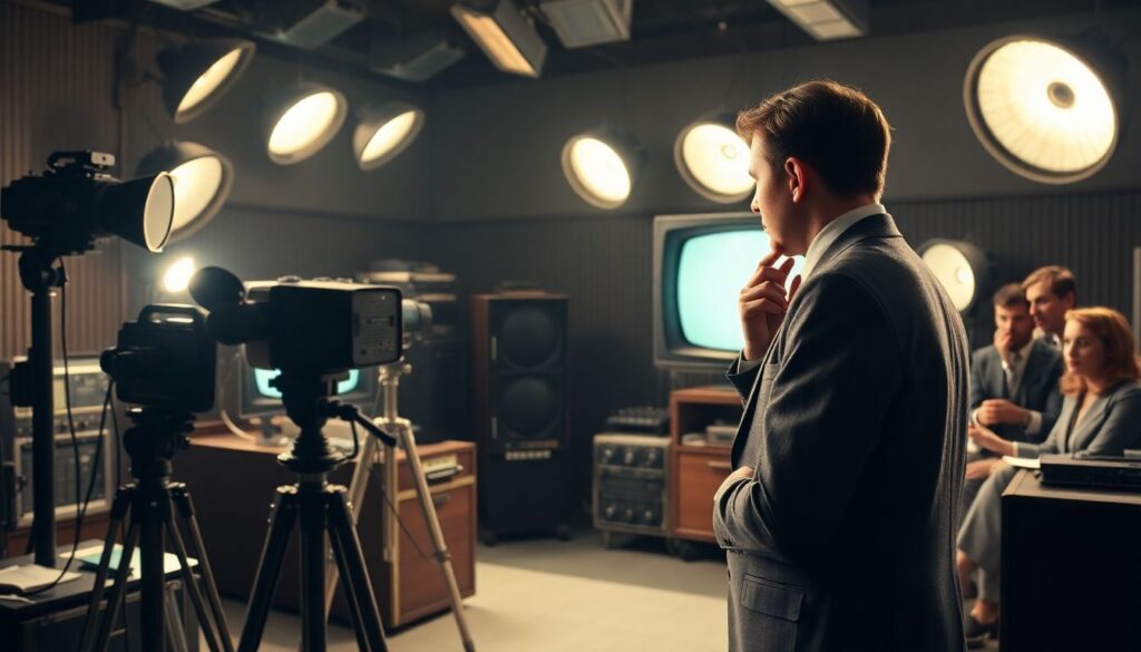 Этикет на съемочной площадке в золотую эпоху ТВ - иллюстрация