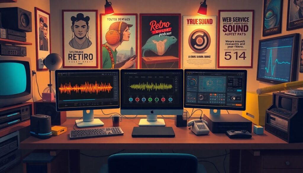 Серебряное нажатие на клавиши: дизайн звуковых эффектов прошлых лет - иллюстрация